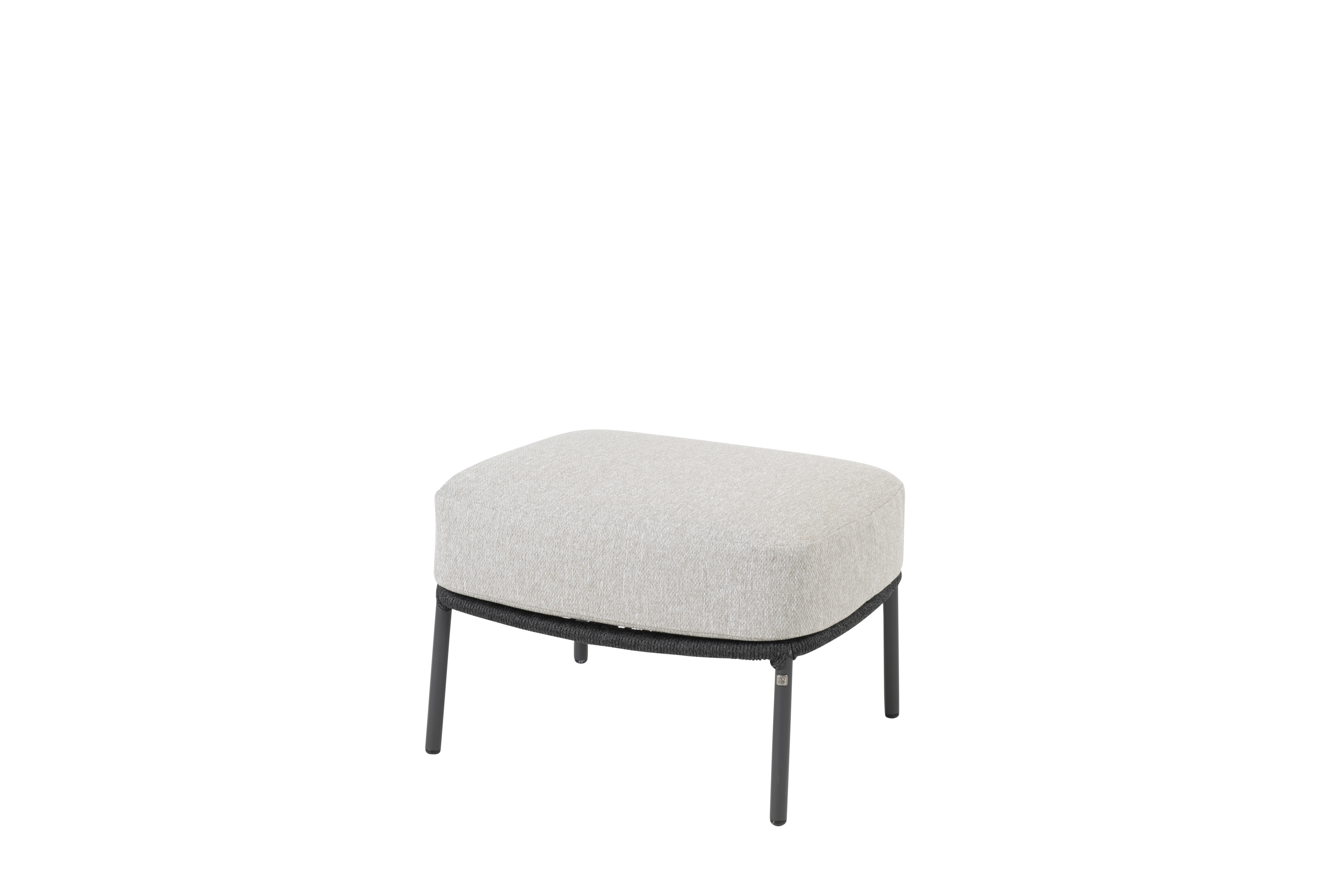  4 Seasons Calpi Footstool W/cushion - Anthracite